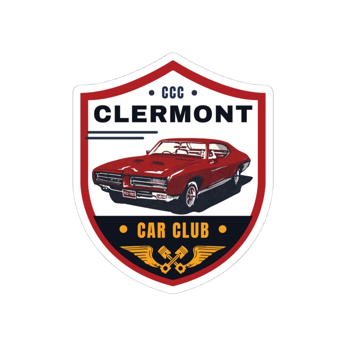 Clermont Car Club stickers - Image 4